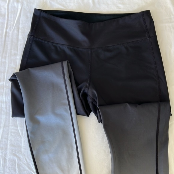 Athleta Black and Gray Leggings - Picture 2 of 2